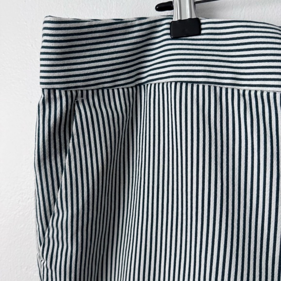 Loft cropped wide leg striped dressy pant Size 18 - Picture 3 of 7